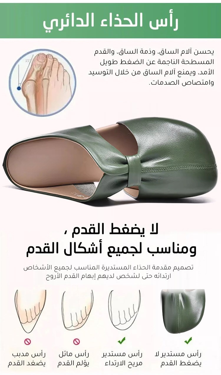 تصميم مفتوح من الخلف لصندل نسائي عصري