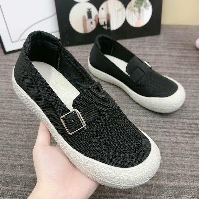 Healthy-foot   حذاء نسائي للتنقل بإبزيم مربع وتصميم سهل الارتداء بخطوة واحدة، مثالي للسيدات كبيرات السن للارتداء اليومي-healthy-foot