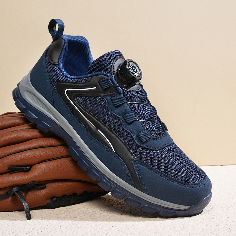 Healthy-foot   حذاء رياضي قابل للتعديل وواسع ومهوّى، مزوّد بإبزيم للضبط، يوفر دعمًا للقوس القدمي، مناسب بشكل أكثر للكبار والمسنين-healthy-foot