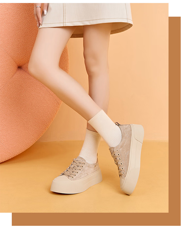 حذاء نسائي أنيق مع نعل سميك