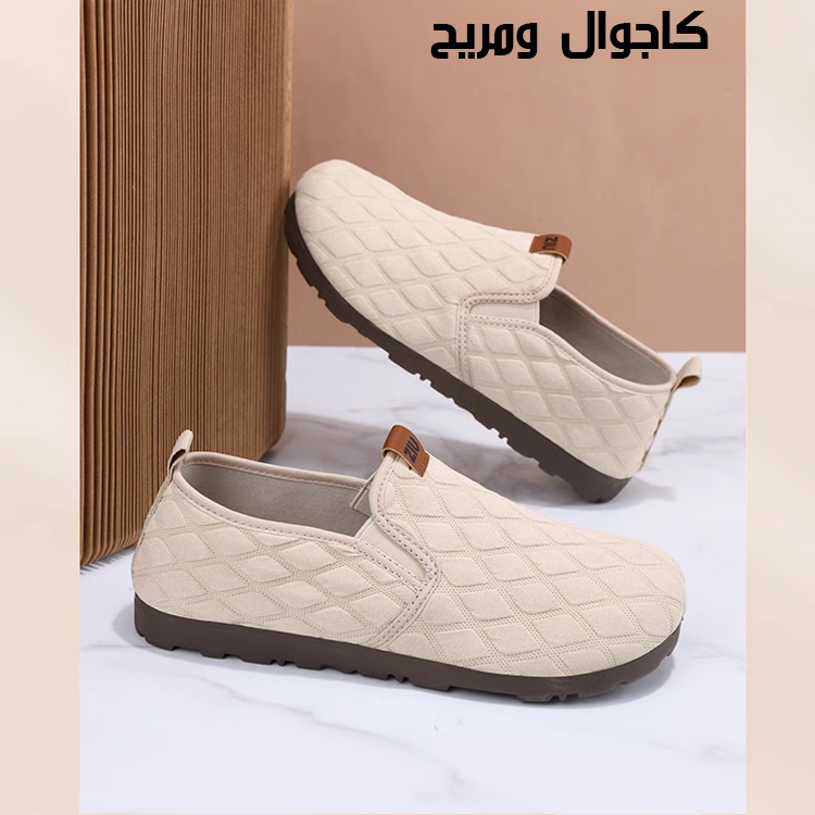 Healthy-foot   حذاء نسائي مريح للارتداء، سهل الخلع، مضاد للانزلاق، مريح وعملي، مصمم خصيصًا للنساء في منتصف العمر وكبار السن، مناسب للارتداء اليومي-healthy-foot