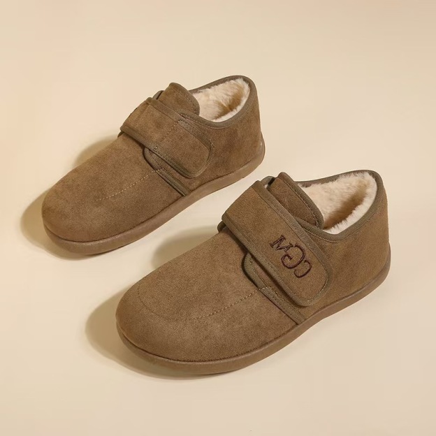 حذاء سليب أون دافئ مبطن بالصوف-healthy-foot