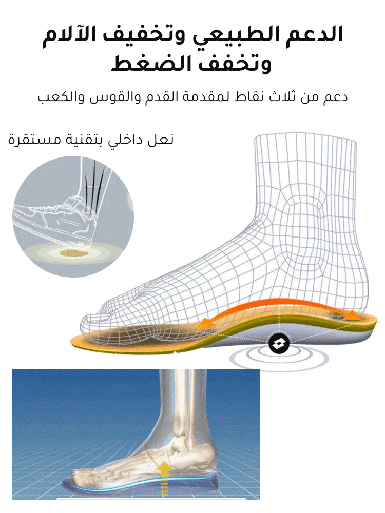 حذاء كاجوال كبير الحجم بنعل سميك 6 سم بتصميم فيلكرو سهل الارتداء والخلع-healthy-foot