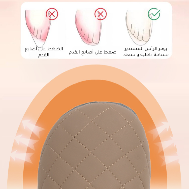 Healthy-foot حذاء نسائي مخمل للراحة، مقاوم للماء وزلق، ناعم ومريح، يلتصق بقدميك ويوفر دفئًا مضاعفًا-healthy-foot