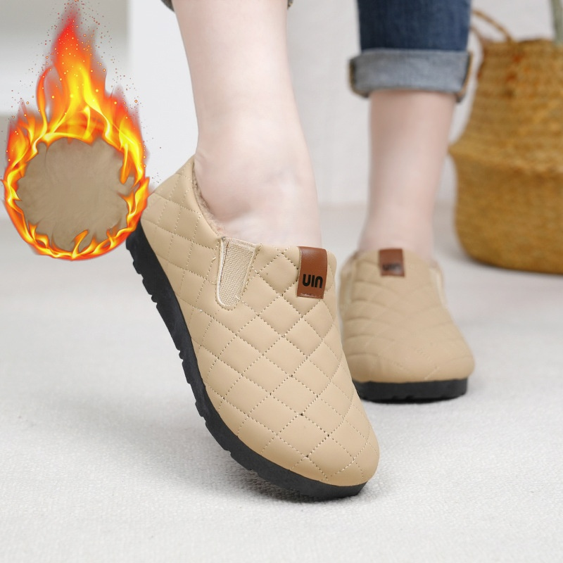 حذاء قطني مقاوم للماء والانزلاق