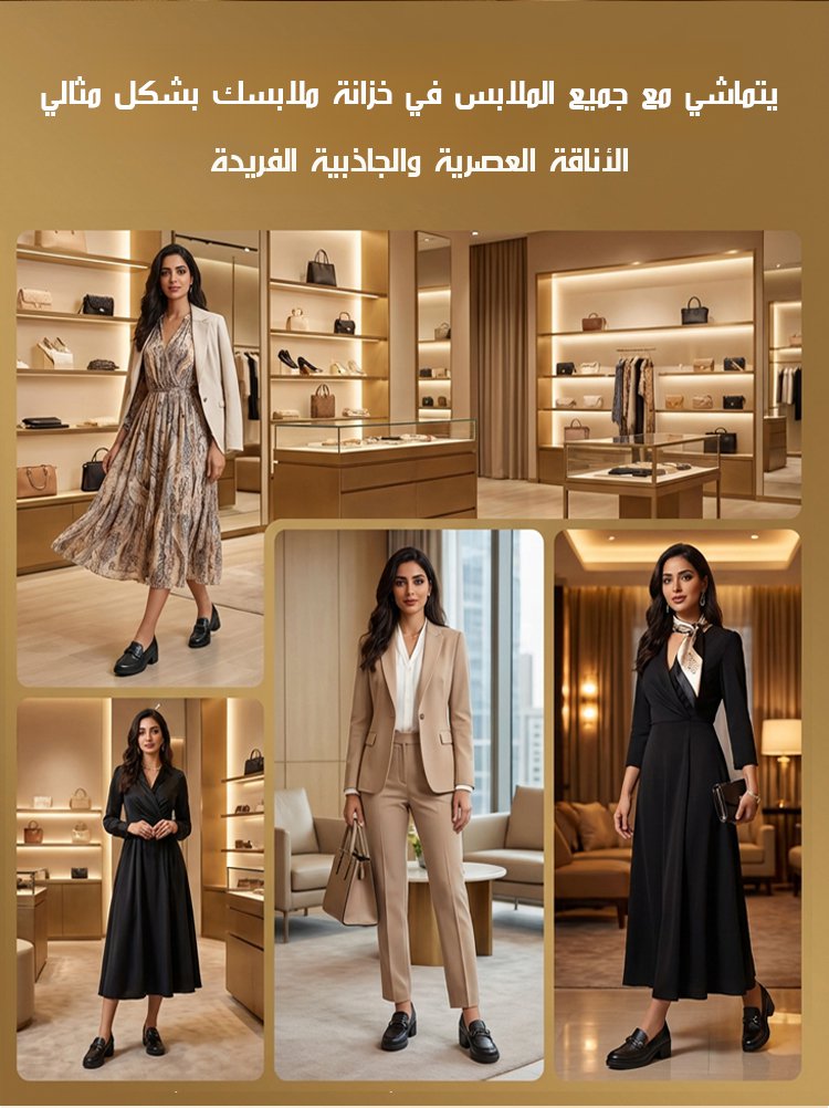 حذاء لوفرز يزيد الارتفاع بصريا