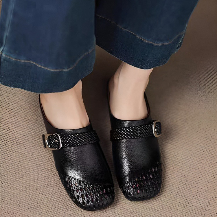 Healthy-foot (زيادة 3 سم) صندل نسائي مجوف مناسب للتنقل