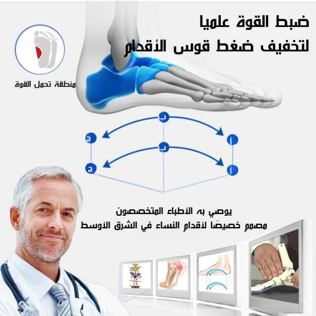 Healthy-foot صندل نسائي مفتوح المقدمة بكعب سميك 7 سم، بتصميم لامع مناسب للارتداء اليومي-healthy-foot