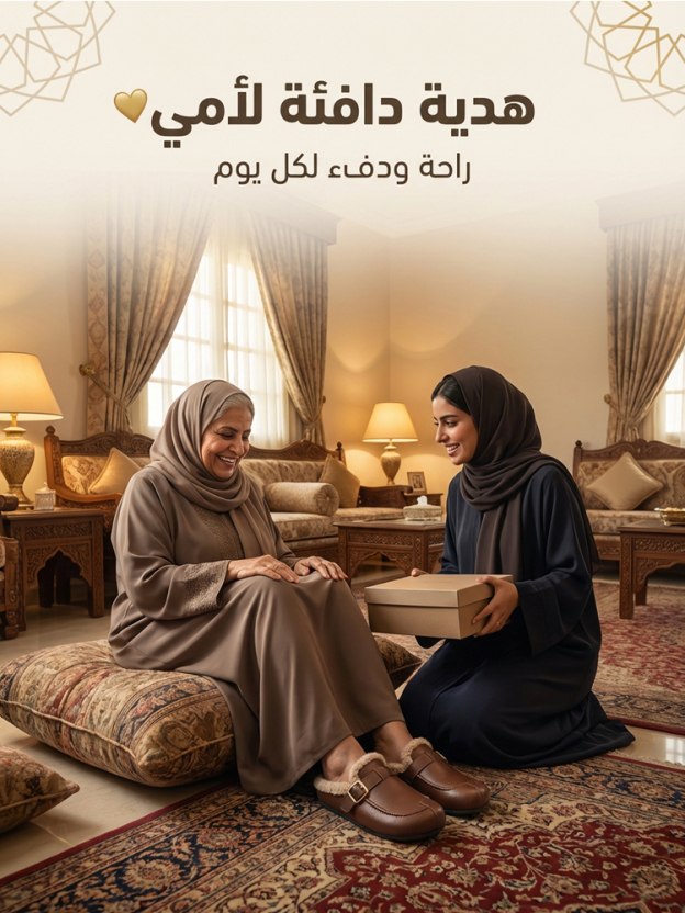 حذاء كشمير دافئ للأمهات (الخيار المثالي للأقدام العريضة والسمينة)