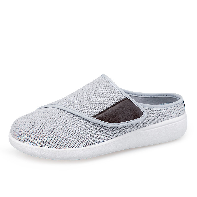 Healthy-foot   نعل مريح للنعل، نعل ناعم، مزود بشريط سحري للتعديل بحرية المساحة الداخلية للحذاء، مناسب للأشخاص المعرضين لانتفاخ القدمين-healthy-foot