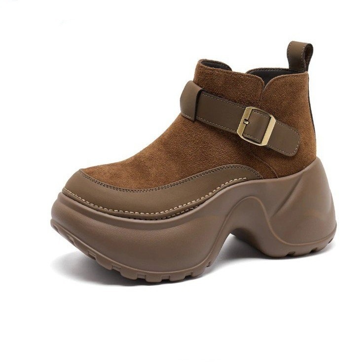 Healthy-foot  بوت مارتن عصري لزيادة الارتفاع بطراز بريطاني