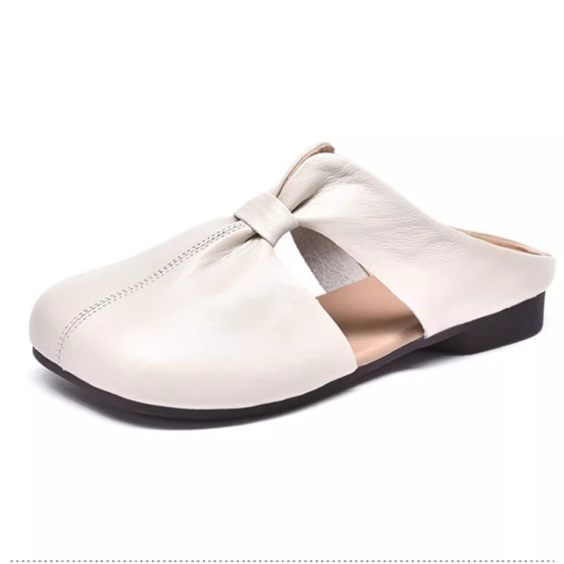 Healthy-foot صندل نسائي بكعب مكشوف بتصميم فرنسي أنيق، مثالي للارتداء اليومي أو في المواعدة-healthy-foot