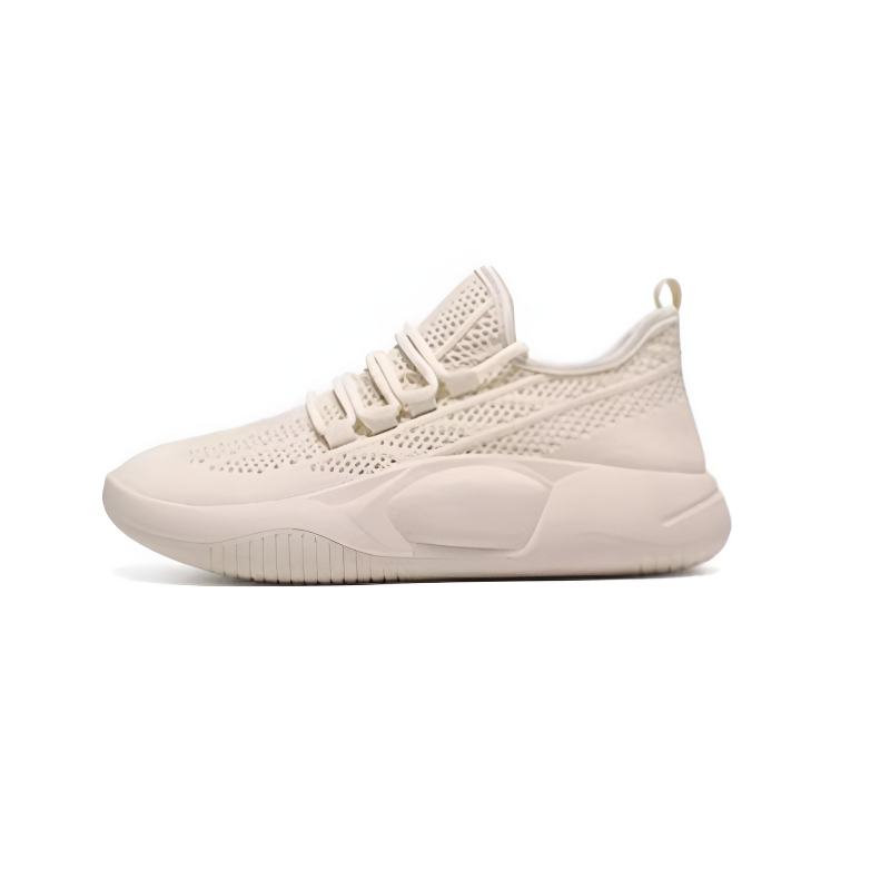 Healthy-foot   حذاء رياضي نسائي ذو منصة مستديرة من الأمام، مصنوع من مادة محبوكة عالية المرونة مع ثقوب قابلة للتنفس من أجل الراحة والتهوية، مناسب للرياضة والارتداء اليومي-healthy-foot