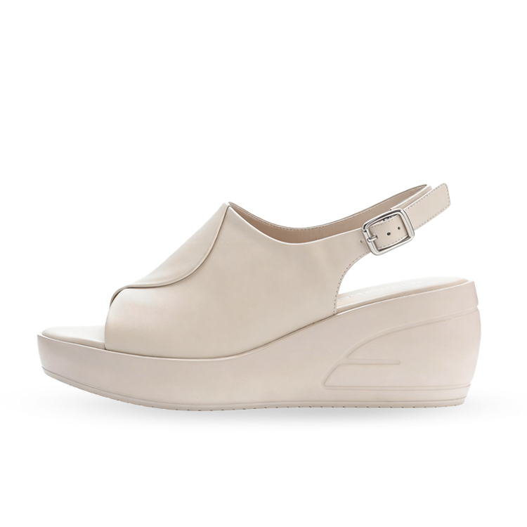 Healthy-foot كعب عالي نسائي بسيط ومريح مع فتحة للأصابع، ارتفاع 7 سم، يدعم قوس القدم أنيق وراقي، مثالي للارتداء اليومي