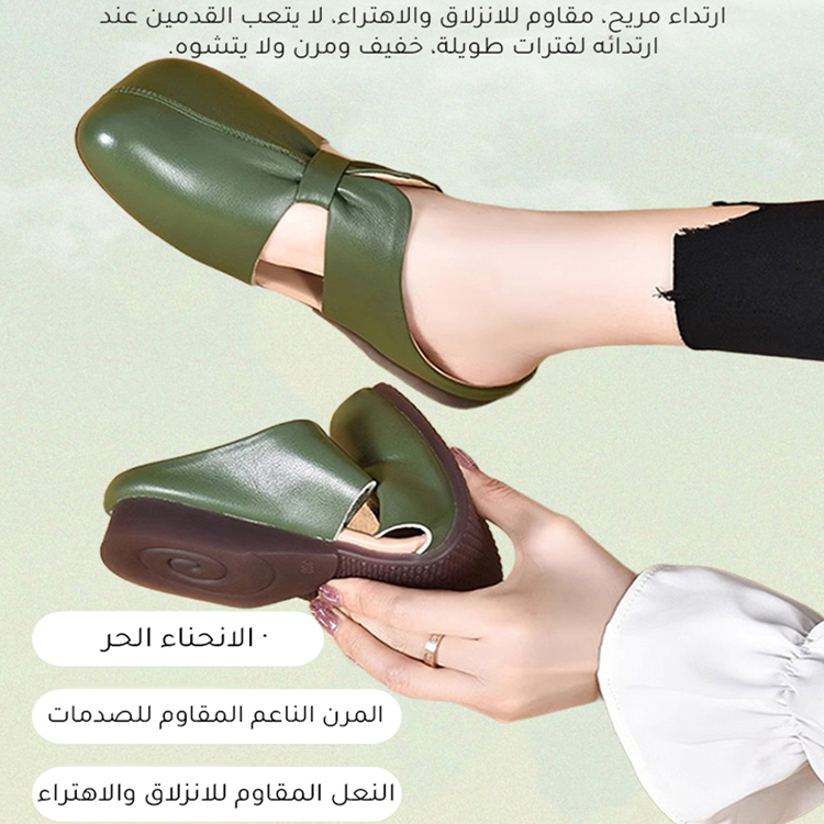 Healthy-foot صندل نسائي بكعب مكشوف بتصميم فرنسي أنيق، مثالي للارتداء اليومي أو في المواعدة-healthy-foot
