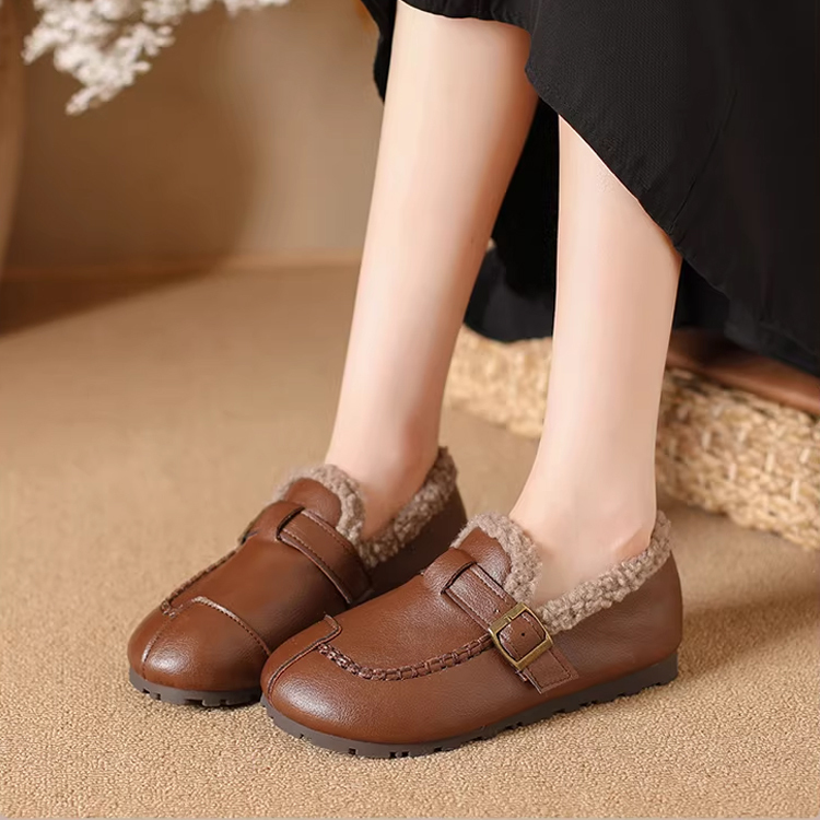 Healthy-foot حذاء كشمير دافئ للأمهات (الخيار المثالي للأقدام العريضة والسمينة)