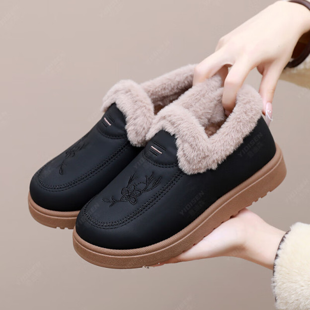 حذاء بوت دافئ ذو نعل سميك ومقاوم للانزلاق-healthy-foot