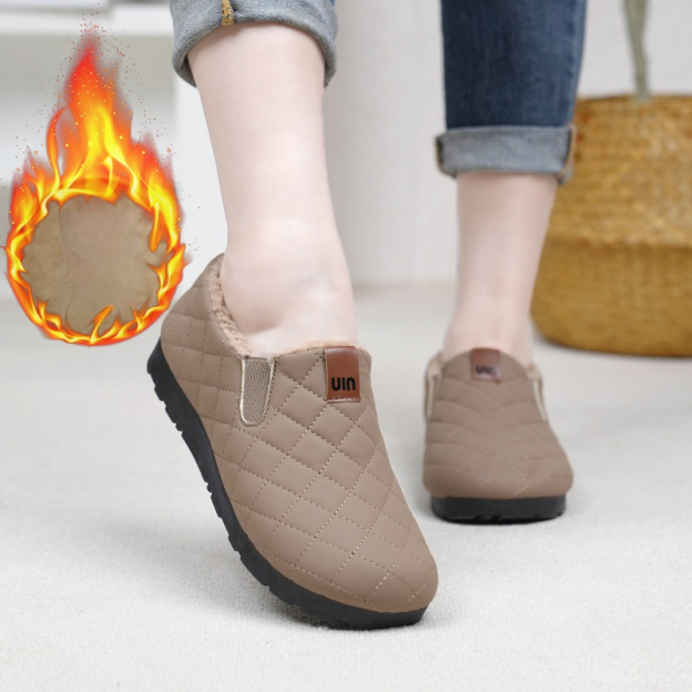 حذاء قطني مقاوم للماء والانزلاق