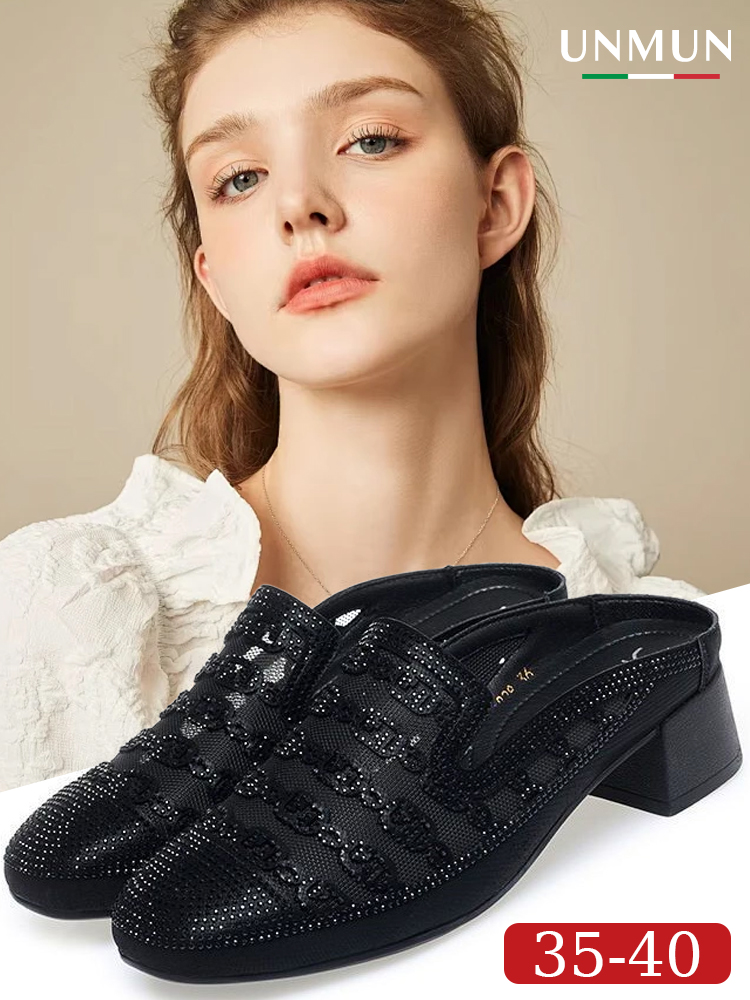 حذاء نسائي إيطالي مجوف بكعب عالي مقاوم للماء-healthy-foot