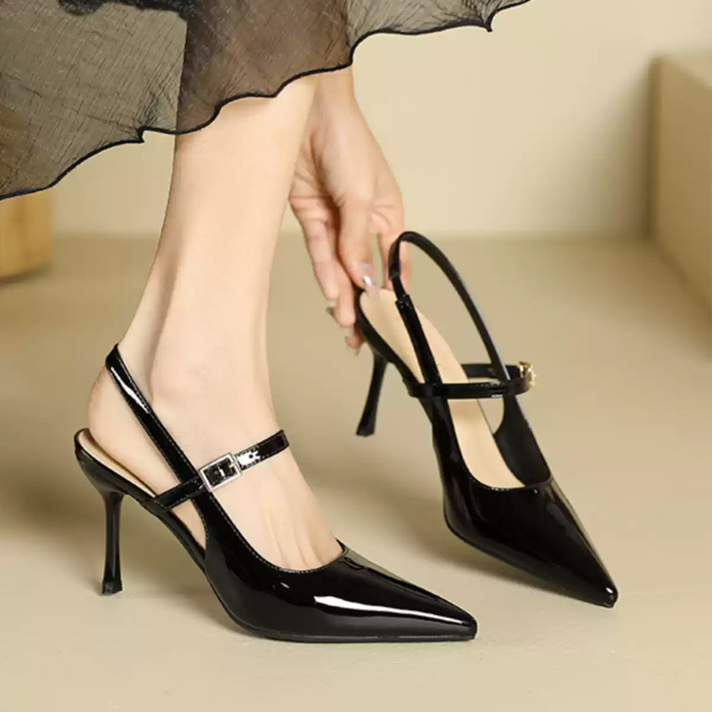 Healthy-foot أحذية نسائية أنيقة بكعب فرنسي مدبب، كعب بارتفاع 5 سم، يطيل القامة ويجعل الساقين تبدو أنحف، مثالية للمكتب أو الحفلات-healthy-foot