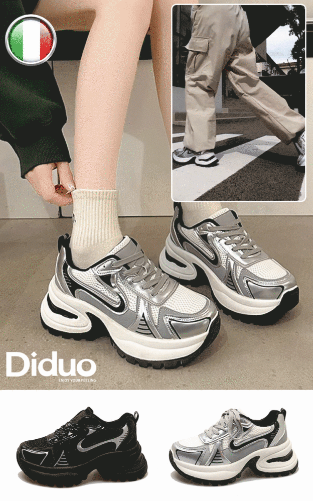 حذاء هزاز كاجوال مستورد من إيطاليا لتشكيل منحنى الساق