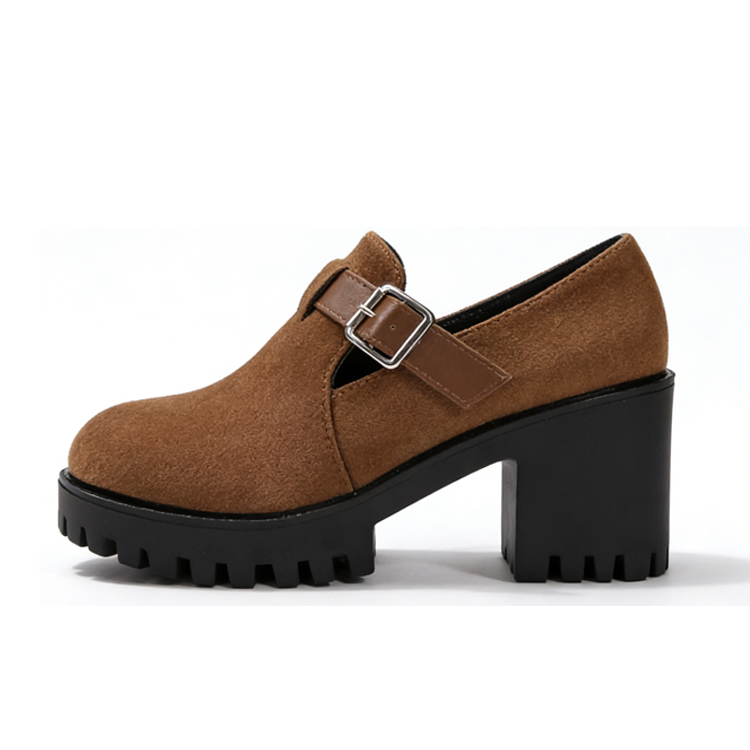 Healthy-foot (متوفر بمقاس 42) حذاء نسائي كاجوال بنعل سميك ورأس الحذاء دائري، زيادة الطول 8 سم