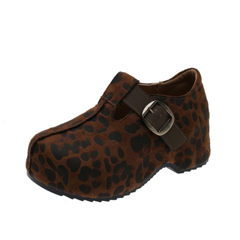 حذاء كاجوال من جلد سويدي بنعل سميك للنساء(زيادة الارتفاع 6 سم) -healthy-foot