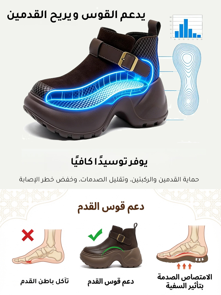 بوت مارتن عصري لزيادة الارتفاع بطراز بريطاني