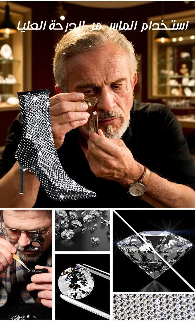 صندل كعب عالي بتصميم إيطالي عصري