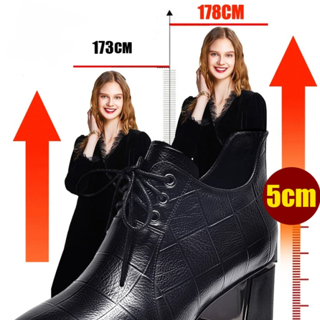 Healthy-foot  حذاء نسائي من الجلد الناعم بكعب سميك وتصميم مدبب يطيل خط الساق بشكل خفي، والكعب العريض يوفر الثبات دون اهتزاز، والرباط القابل للتعديل يتكيف مع مختلف أشكال القدم، مما يجعل ارتداءه أنيقًا ومريحًا في نفس الوقت-healthy-foot