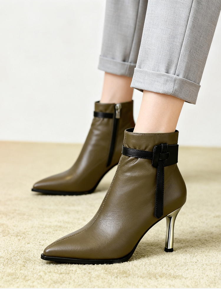 حذاء كعب عالي نسائي موضة 2024