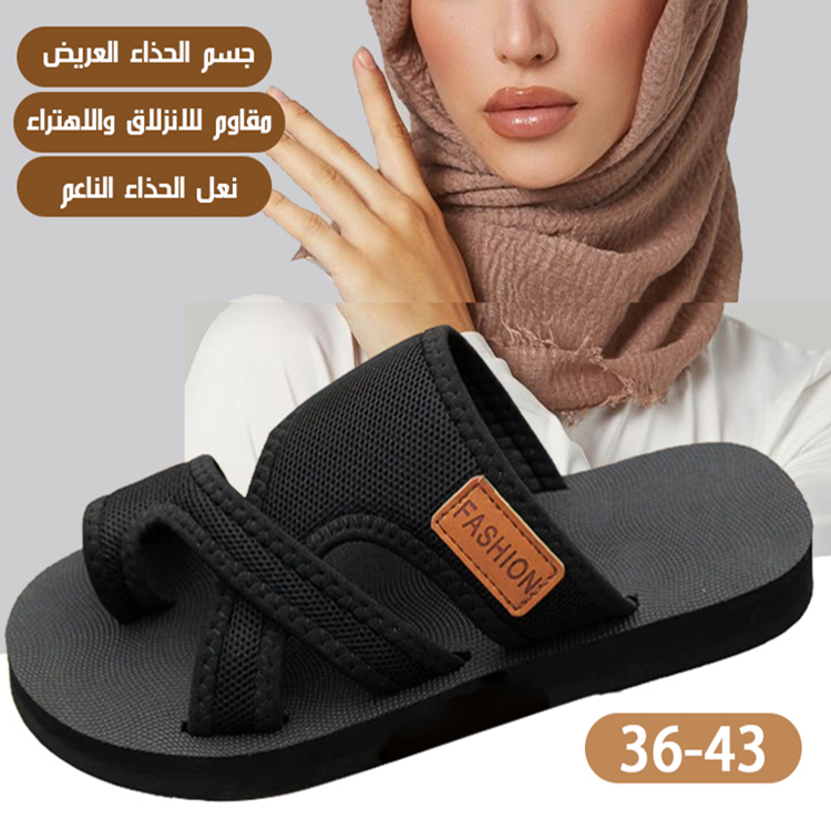 Healthy-foot صندل شاطئ للسيدات لتصحيح قوس القدم والتهاب الكعب الخارجي، متوفر بمقاسات كبيرة، مناسب للارتداء اليومي-healthy-foot