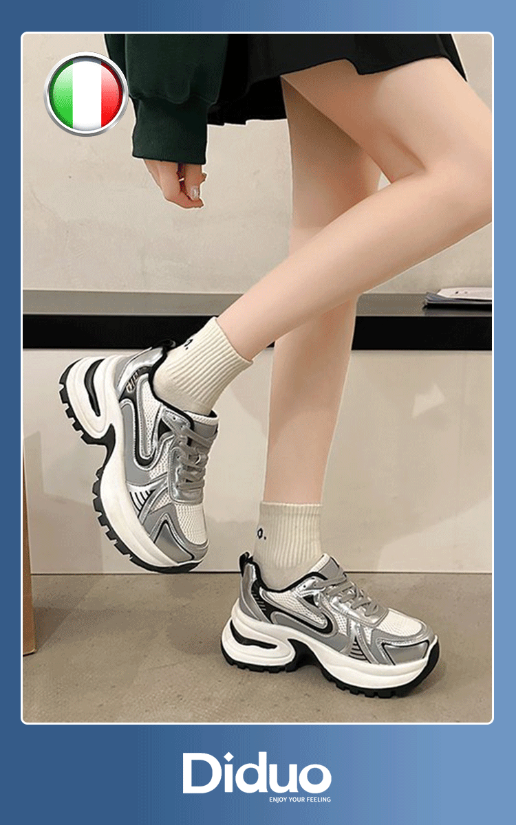 حذاء هزاز كاجوال مستورد من إيطاليا لتشكيل منحنى الساق