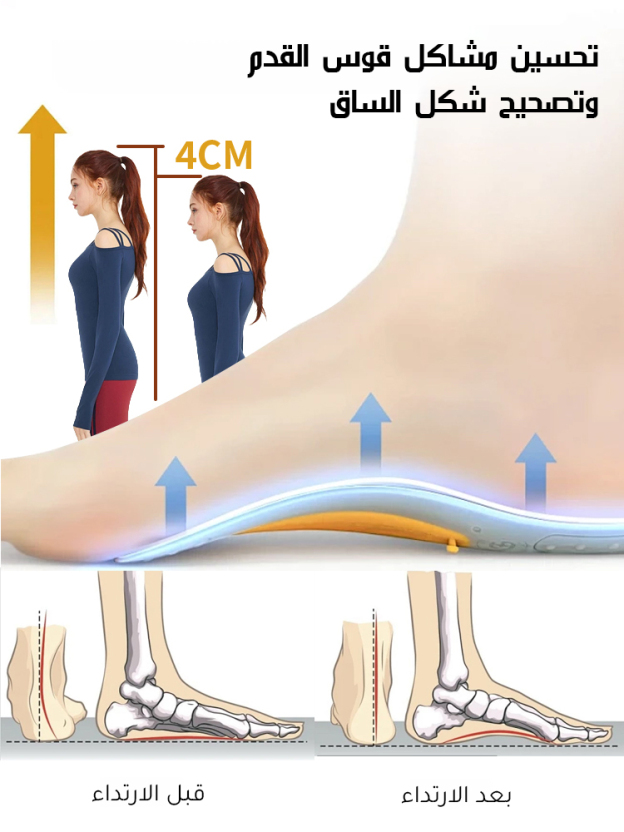 حذاء عصري كاجوال بكعب عالي من جلد طبيعي للنساء