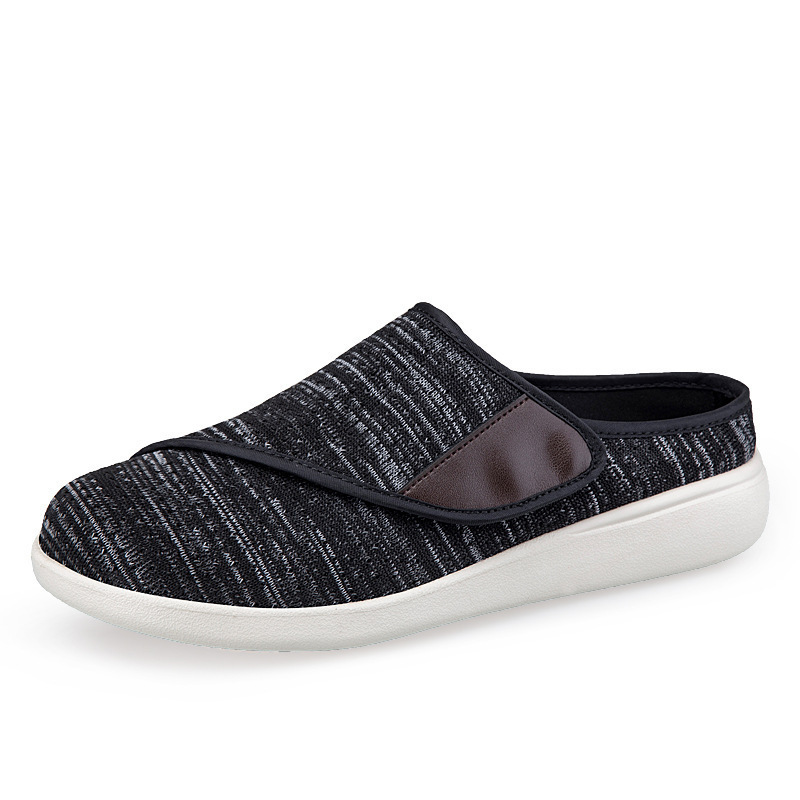 Healthy-foot   نعل مريح للنعل، نعل ناعم، مزود بشريط سحري للتعديل بحرية المساحة الداخلية للحذاء، مناسب للأشخاص المعرضين لانتفاخ القدمين-healthy-foot