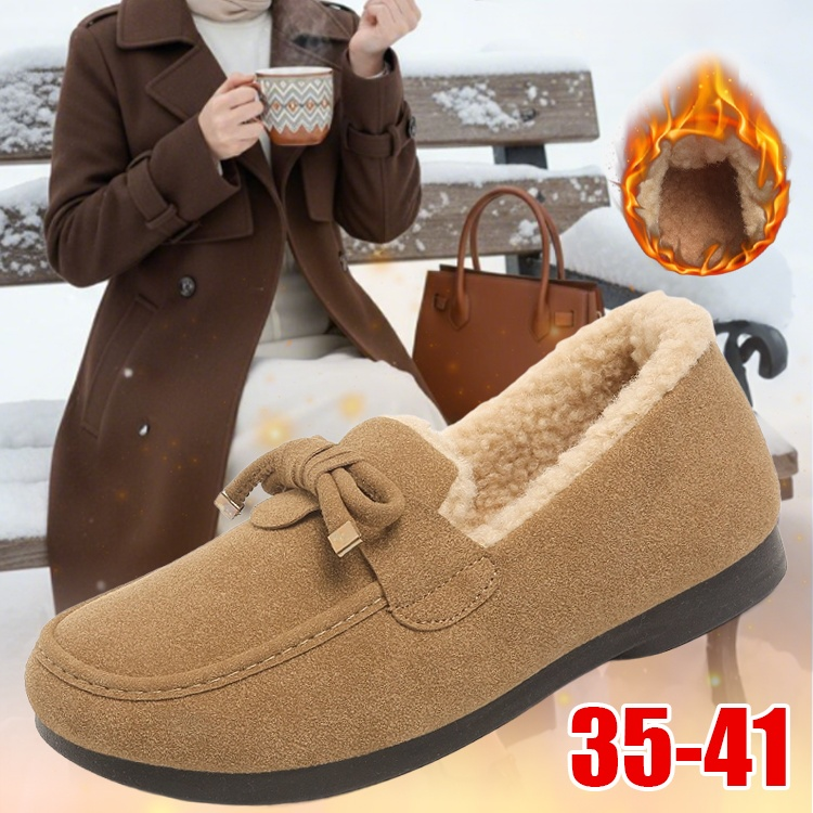 Healthy-foot حذاء كاجوال سهل الارتداء (بطانة صوف دافئ)-healthy-foot