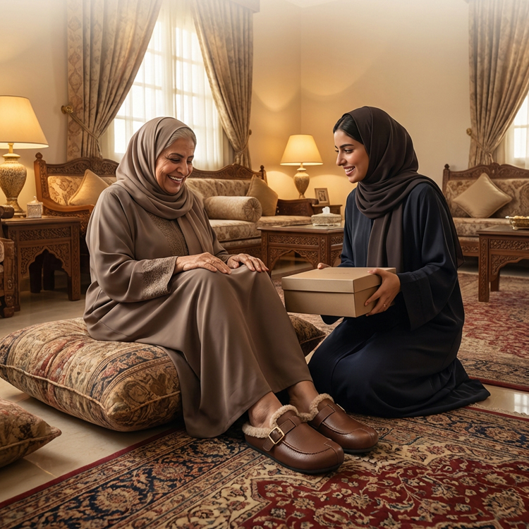 Healthy-foot حذاء كشمير دافئ للأمهات (الخيار المثالي للأقدام العريضة والسمينة)