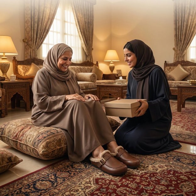 Healthy-foot حذاء كشمير دافئ للأمهات (الخيار المثالي للأقدام العريضة والسمينة)