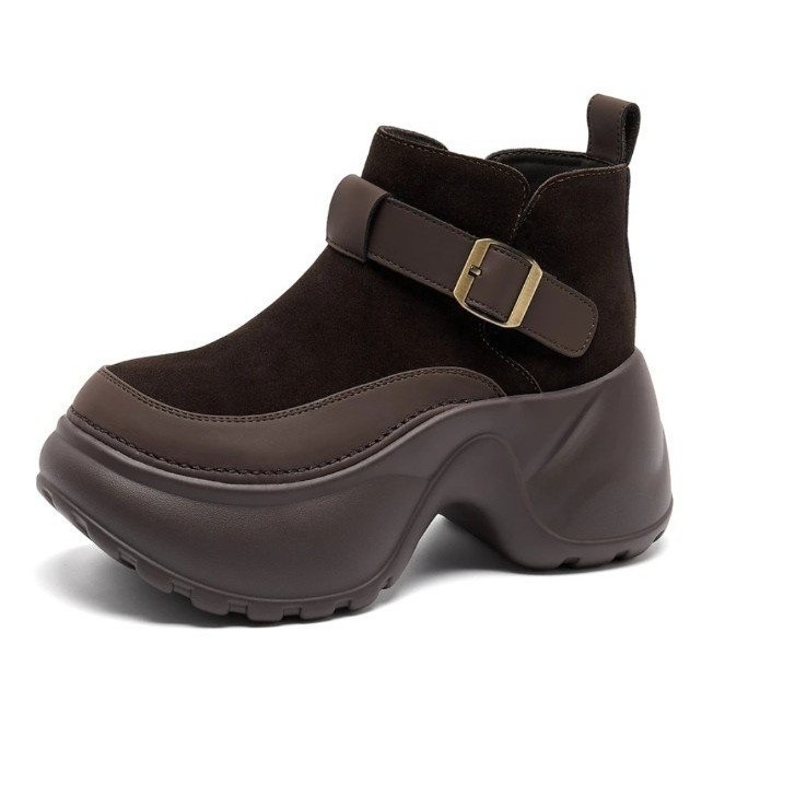 Healthy-foot بوت مارتن عصري لزيادة الارتفاع بطراز بريطاني