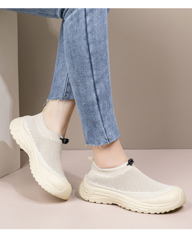 Healthy-foot حذاء كاجوال صيفي مع علوي شبكي جيد التهوية-healthy-foot