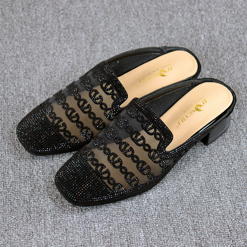 حذاء نسائي إيطالي مجوف بكعب عالي مقاوم للماء-healthy-foot