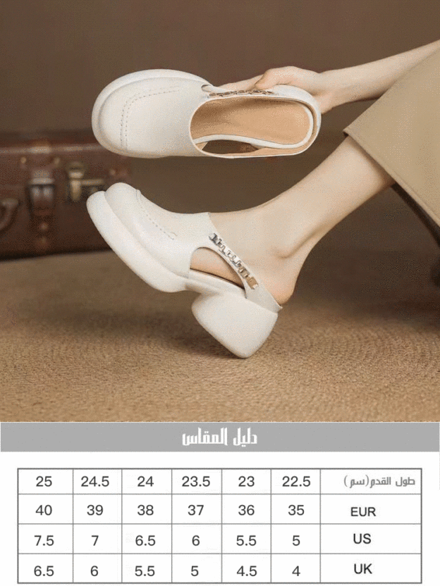 【تصحيح الوضعية】صندل نسائي بكعب عالي ومقاوم للماء بعلوي مجوف