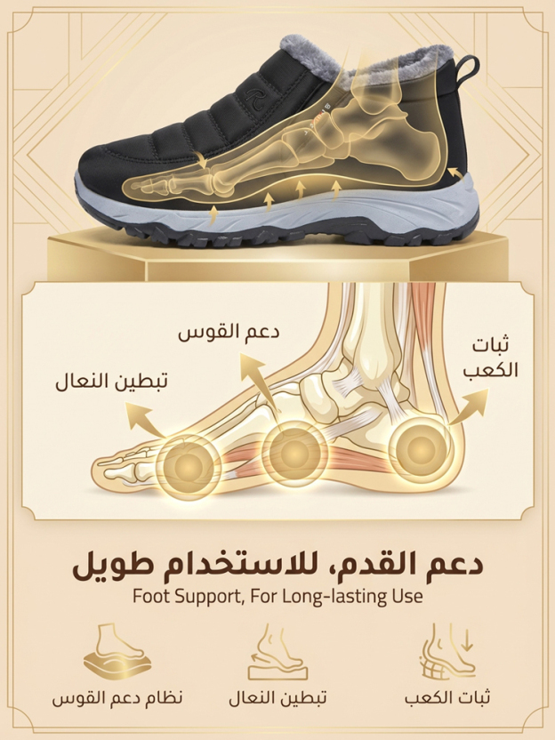 حذاء كاجوال دافئ للمشي للأزواج