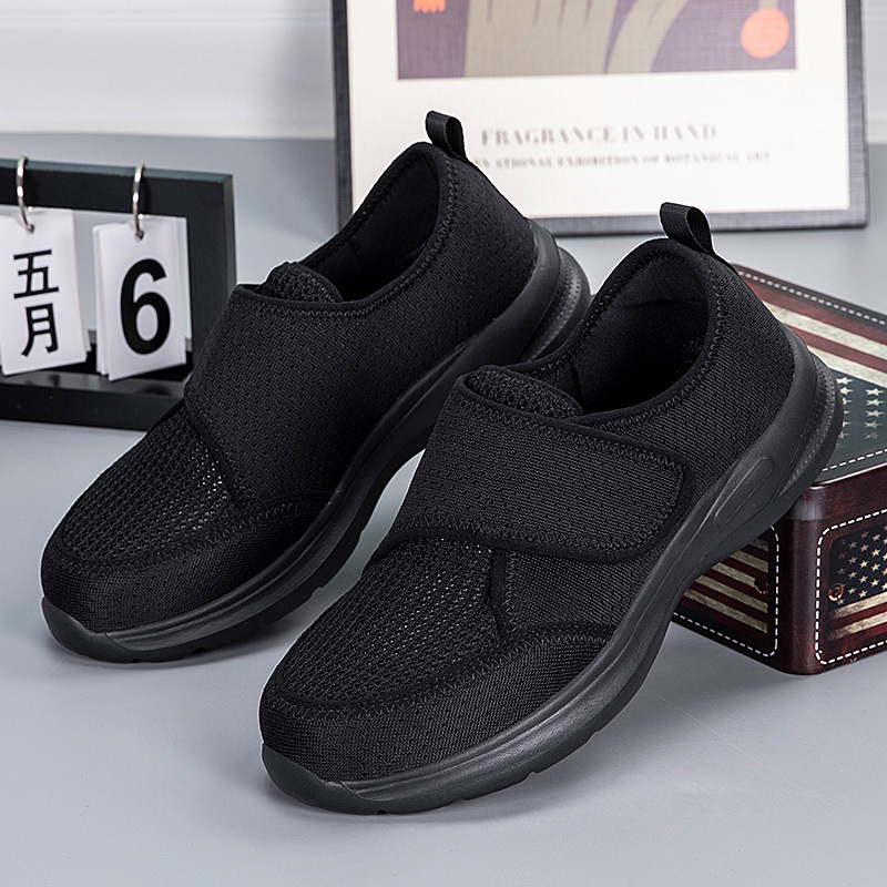 Healthy-foot   حذاء نسائي مريح بحزام لاصق، مثالي للنساء كبيرات السن، يوفر الراحة والسهولة، وأنيق في التنسيق اليومي مع الملابس-healthy-foot