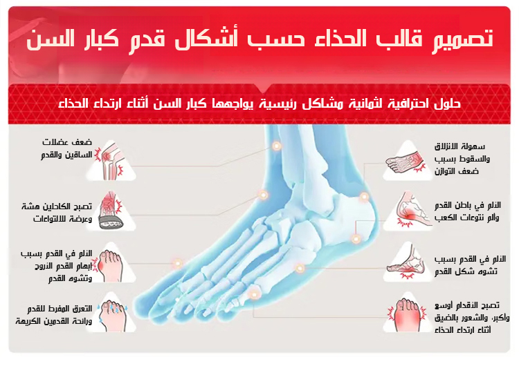 حذاء شتوي طبي لحماية قدم مريض السكري