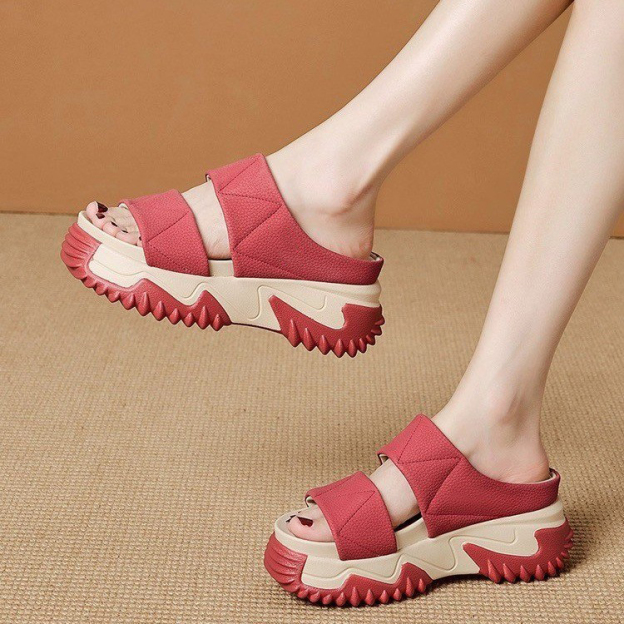 Healthy-foot صندل نسائي بكعب 7.5 سم، مريح للارتداء لفترة طويلة ومناسب للارتداء اليومي العادي-healthy-foot