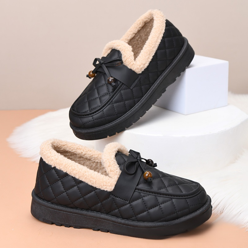 حذاء متسكعون مبطن ومقاوم للانزلاق بدون أربطة