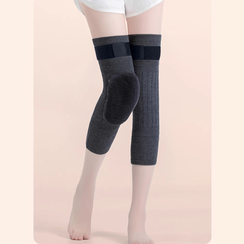 Healthy-foot  واقي الركبة الدافئ من الكشمير مع تصميم الرباط
