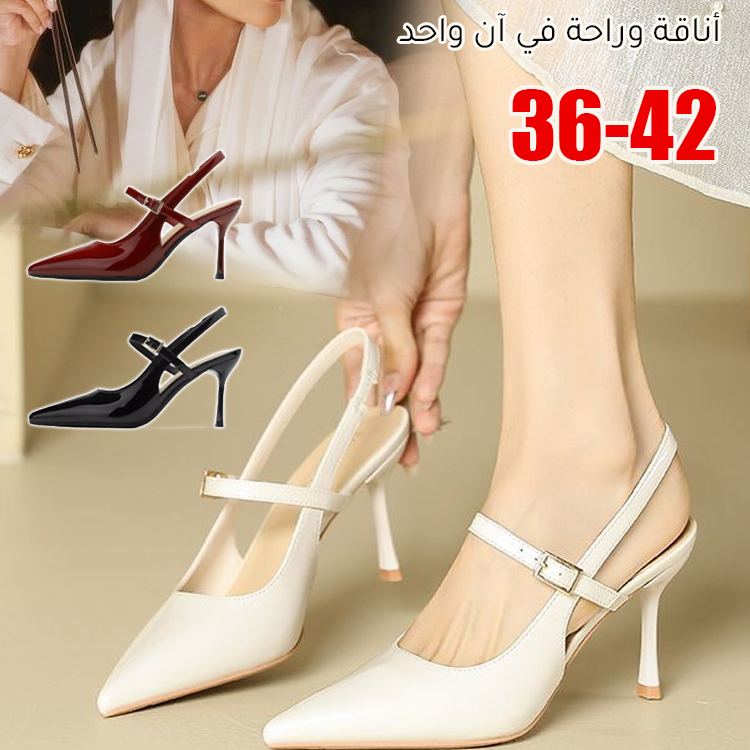 Healthy-foot أحذية نسائية أنيقة بكعب فرنسي مدبب، كعب بارتفاع 5 سم، يطيل القامة ويجعل الساقين تبدو أنحف، مثالية للمكتب أو الحفلات-healthy-foot