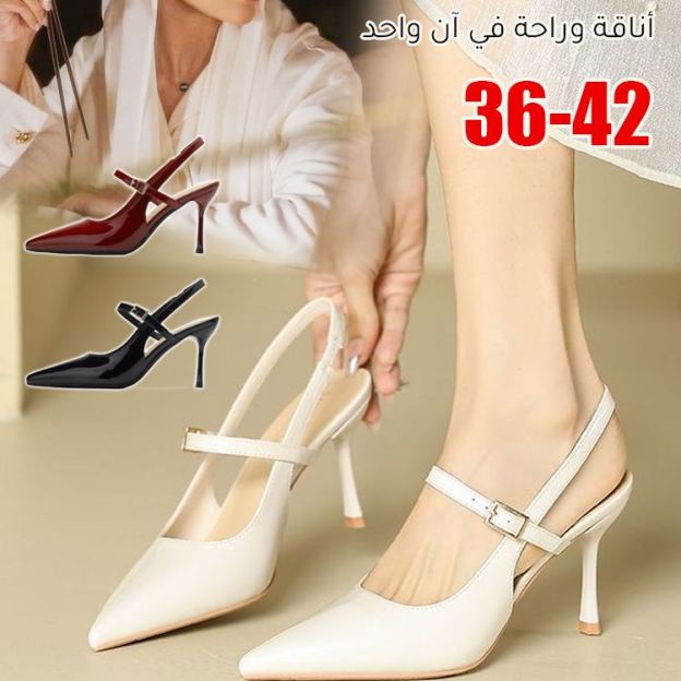 Healthy-foot أحذية نسائية أنيقة بكعب فرنسي مدبب، كعب بارتفاع 5 سم، يطيل القامة ويجعل الساقين تبدو أنحف، مثالية للمكتب أو الحفلات-healthy-foot